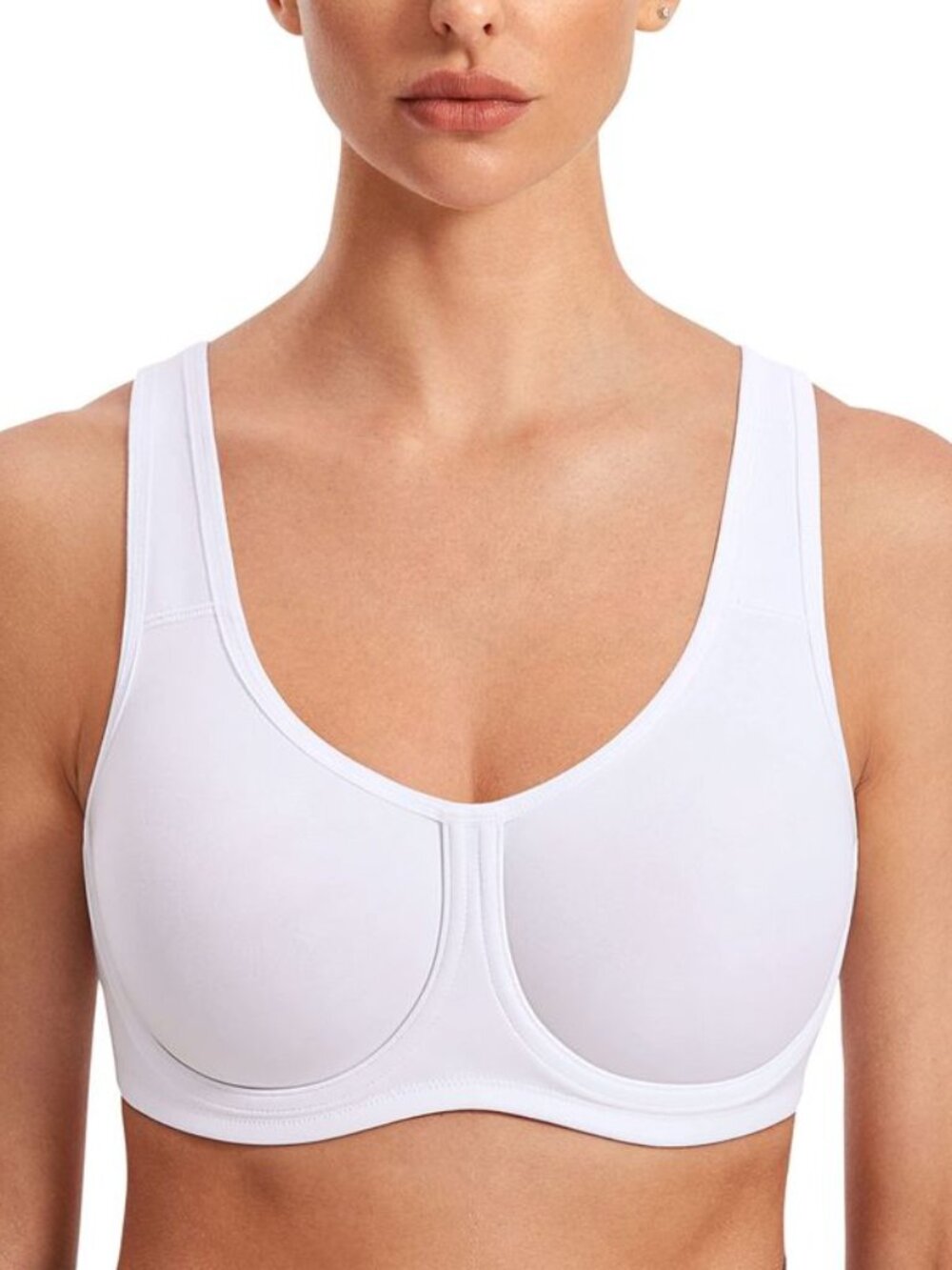 Syrokan 46C Max Control Underwire Sports Bra High Impact Adjustable Straps